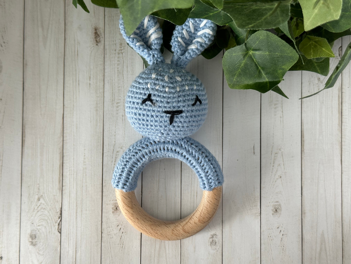 Bunny Rattle - Blue